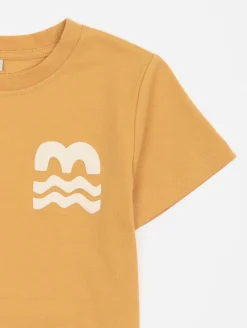 Tee-shirt uni vagues