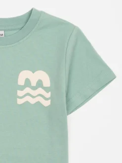 Tee-shirt uni vagues