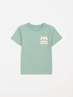 Tee-shirt uni vagues