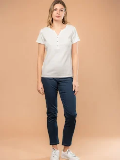 Top col tunisien pastel
