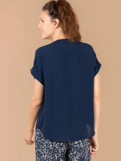 Top jacquard fantaisie