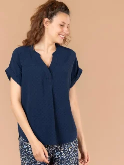 Top jacquard fantaisie