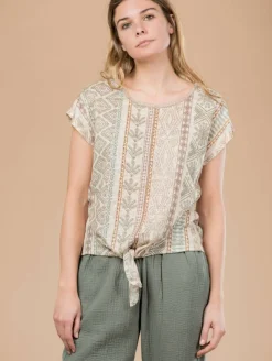 Top motif inca bas noué
